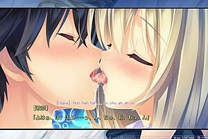 Primal Hearts route 4 scene 1 with subtitles in anime hentai style.