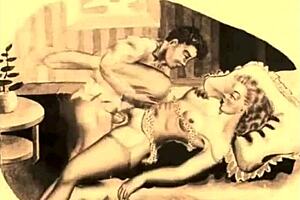 Vintage drawings hint at subtle desires