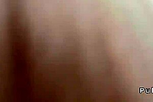 I-I saw this blonde with a bubble butt getting banged in the garage, public!