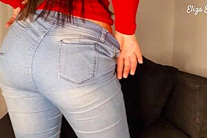 Hot stepsister rides big cock for creampie at dusk