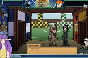 Witch trainer silver encounters sexy brunette in anime game part 17.