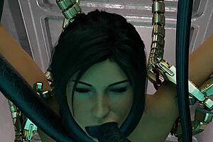 Lara's Bondage Experiment With Machine And Bound Play