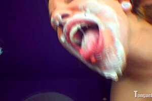 Mckensie’s cum on my tongue
