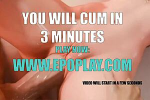 3D animated big cock riding fun