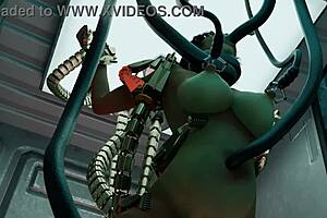 Lara's Bondage Experiment With Machine And Bound Play