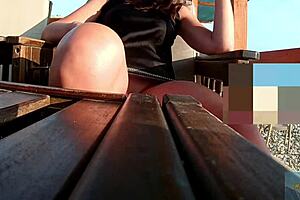 adrenaline without panties in public