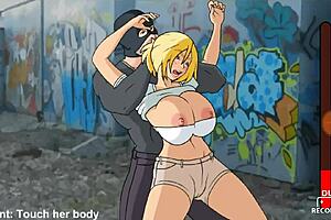 Power Girl Engages in Exciting Video Game Adventure