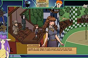 Witch trainer silver encounters sexy brunette in anime game part 17.