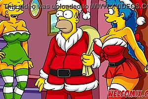 Christmas present: giving wife to beggars in simptoons simpsons hentai?