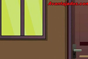 i'm watchin this cartoon gay guy from the forest bein perverted