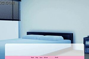 doki doki literature club hentai features suggestive footjob in anime game adaptation