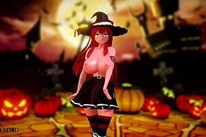 Happy Halloween Celebration In Mmd Style By Shidoyasha