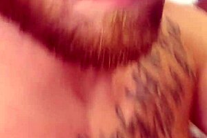 Beautiful homemade video of a girl giving great blow job to her friend