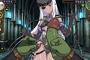 The continuation of the anime-style video with the theme of elf impregnation