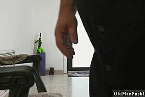 old principal teaches first time frankie handjob to facial cumshot