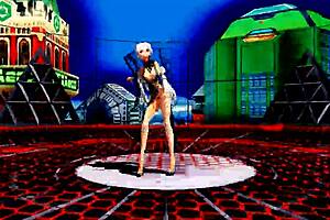 beautiful cute whore dances naked with exposed pussy in anime