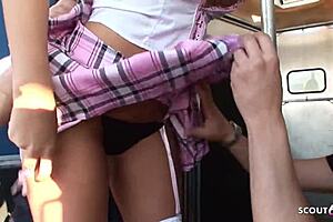 Crazy Public Foursome Sex On Farm With Kristi Love Blowjob Facial