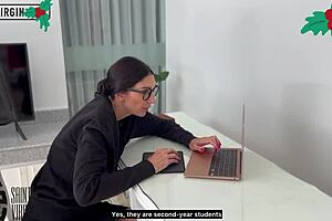 during a snowy night, the teacher became a wild snow maiden riding hard.