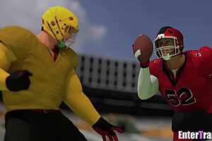 Futanari teen seduces football star for wild 3D sex