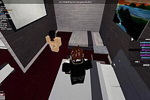 Exploring big tits and ass in roblox condo virtual world