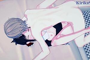 kaguya shinomiya and chika fujiwara in kaguya-sama love is war hentai