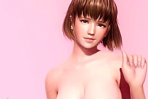 hitomi poses, 'want to see my ass?'