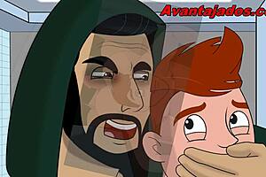 i'm watchin this cartoon gay guy from the forest bein perverted