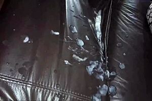 8 smelly & thick cumshots on her face & in her mouth hd