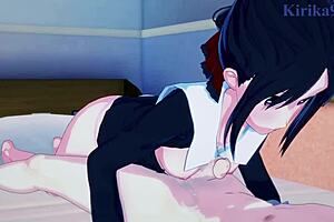 kaguya shinomiya and chika fujiwara in kaguya-sama love is war hentai