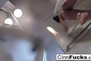 Christiana's Sensual Shower Bathing With Big Tits And Ass