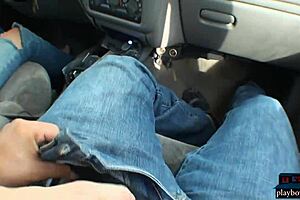 Real Amateur Teen 18+ Girlfriends in Public Car Encounter