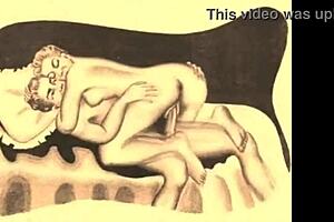 Vintage Erotic Drawings Of Cartoon Anime Hentai Scenes