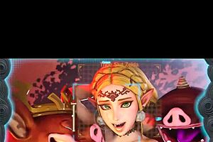 Zelda Compilation with Big Tits and Monster Cock in 3D