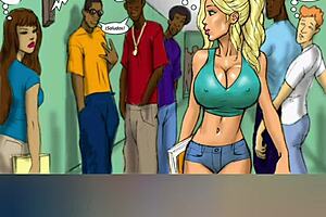 Two Blondes Bet on Massive Black Cock