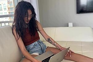 Horny step siblings dive into nudism with Sawyer Cassidy