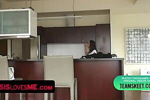 Stepsis, Bored Without TV, Fucks Her Stepbro with Big Cock