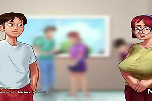 Animated French lessons in Summer Time Saga
