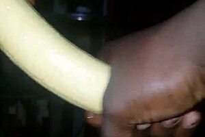 Plantain versus poivron, I get wet and cum