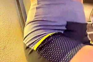 catching this slut masturbating in gym bathroom