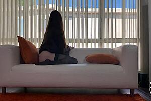 hot brunette hazel moore fucks rome majors thick dick