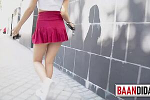 Oh, beautiful peruvian teen marina gold caught giving blowjob on spain streets!