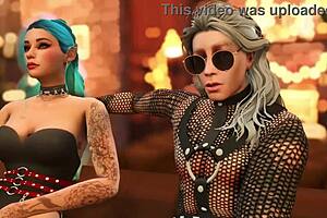 Rockstar Astarion and Halsin Double Penetrate Horny Tav in Sims 3 Baldur's Gate III 3D Animation