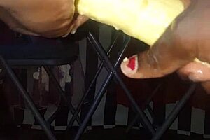 Plantain versus poivron, I get wet and cum