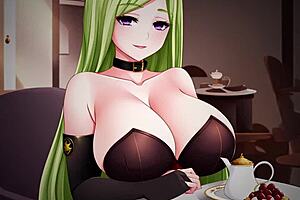 Madeline's intriguing role as a toilet servant in the hentai