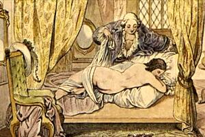 vintage erotic cartoon illustration