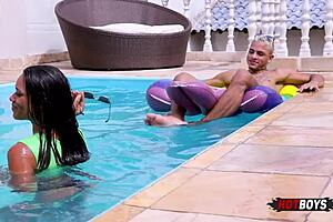 sucking friend's boyfriend's monster cock 😈