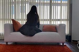 hot brunette hazel moore fucks rome majors thick dick