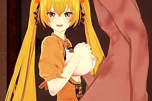 Halloween 2021 remix featuring sexy Hatsune Miku in action