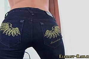 Glamorous European Slut Fists Her Ass with Toys