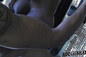 Sexy Black Girl Feels Monster Black Cock Deep Inside